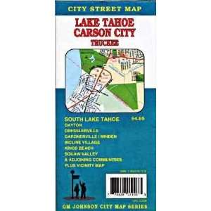   Lake Tahoe, Carson City And Minden, CA Street Map