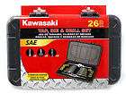 kawasaki 26 pc tap drill set new 7384658 returns not