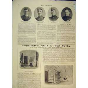  1901 Edinburgh Artistic Hotel Commercial Room Reading 