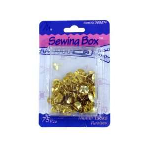  Bulk Pack of 144   Brass thumb tacks, pack of 75 (Each) By 