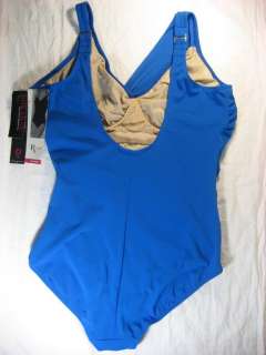 ROXANNE Bra Sized Swimwear Blue 18/ 42 D Cup 42D NWT 726419371585 