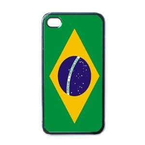 Brazil Flag Black Iphone 4   Iphone 4s Case Office 