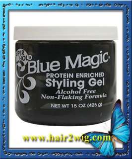 Blue Magic Protein Enriched Styling Gel (Super Hold) 15oz