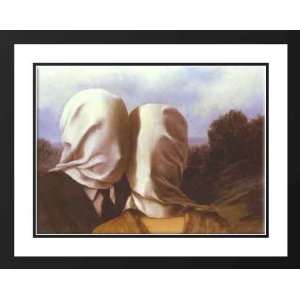  Magritte, Rene 36x28 Framed and Double Matted The Lovers 