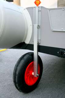 Aluminum transom launching wheel inflatable boat tender  