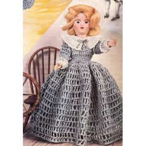  VVintage Crochet PATTERN to make   PRISCILLA Pilgrim Doll 