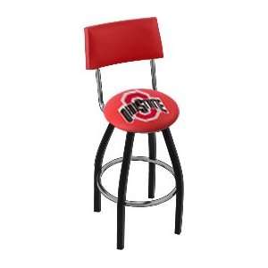  The Ohio State University Steel Logo Stool with Back and 