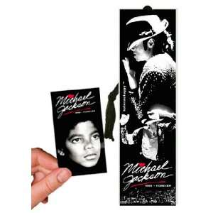  Michael Jackson Glow Bookmark and Magnet