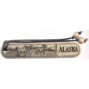  Bull Moose Scrimshaw Bookmark   a Scrimshaw Collection THE 
