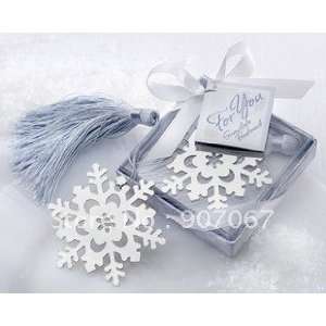  whole snow shape bookmarks wedding favors wedding gifts 