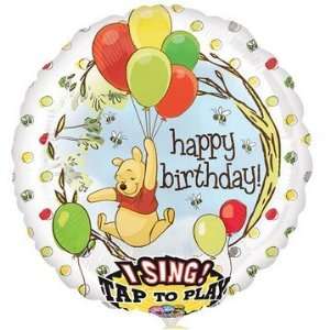  Happy Birthday Winnie the Pooh Sing a Tune Foil Balloon 28 
