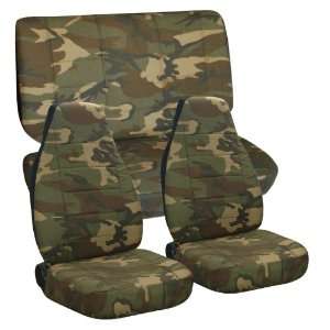  Complete set of Army CAMO seat covers for a Jeep 
