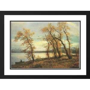 Bierstadt, Albert 24x19 Framed and Double Matted Lake Mary, California