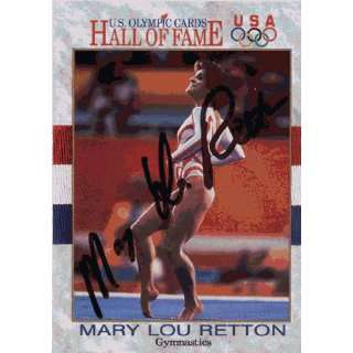  Mary Lou Retton Autographed 1991 U.S. Olyimpic Hall of 
