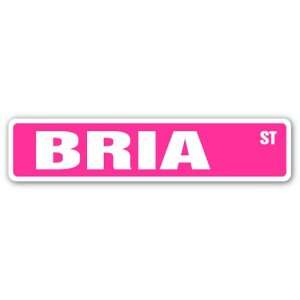 BRIA Street Sign name kids childrens room door bedroom girls boys gift