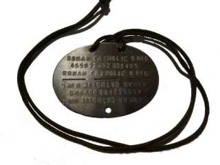 Personalized Army Dog Tag stamped to your requirements  