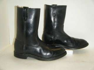 Mens Black Texas Roper Boots sz 7.5EE (#9772)  