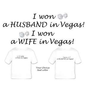 Shirts I won for Bride Groom Bridal Shower Gift Honeymoon Clothing 