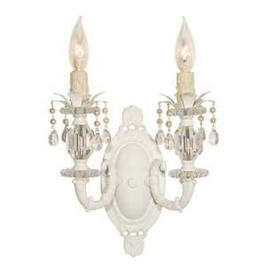  Maura Daniel Lily White Double Sconce