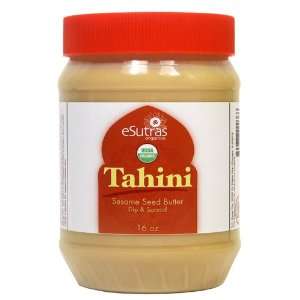 Tahini Organic Sesame Seed Paste 16oz.  Grocery & Gourmet 