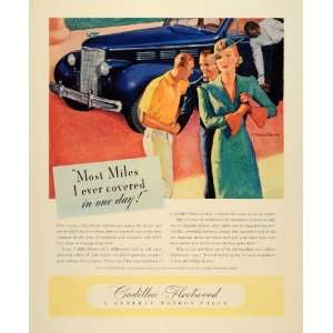  1938 Ad Cadillac Fleetwood Car McClelland Barclay 