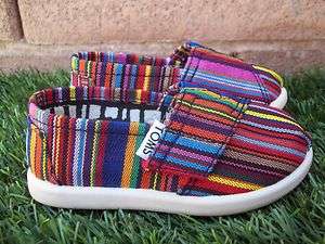 Tiny Toms Cruz Canvas Unisex New In Box Size T2 T11 Msrp $55  