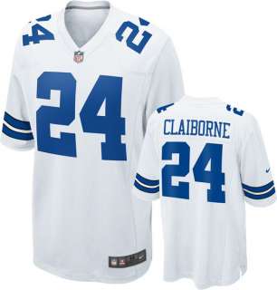 Dallas Cowboys Morris Claiborne NFL Nike White Replica Jersey 