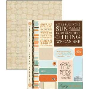   Sided Cardstock Die Cuts 6X8 Tabloids Journaling Elements & Borders