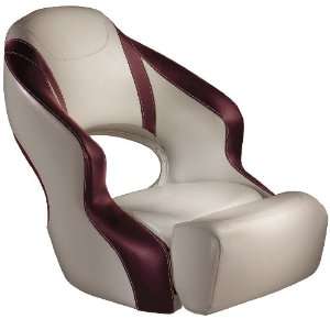  Attwood Aergo Fully Upholstered Seat (Tan/Burgundy 