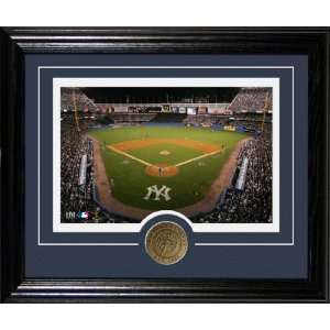  Yankee Stadium Framed with Bronze Coin 