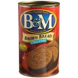  B&M Brown Bread Original, 16 oz Cans, 12 ct (Quantity of 1 