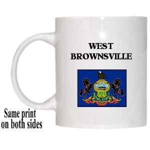  US State Flag   WEST BROWNSVILLE, Pennsylvania (PA) Mug 