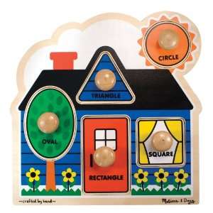  First Shapes Jumbo Knob Wooden Puzzle Toys & Games