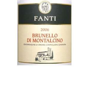  2006 Fanti Brunello Di Montalcino 750ml Grocery & Gourmet 
