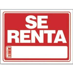  9 X 12 Se Renta Sign For Rent Spanish Case Pack 24 