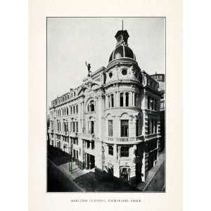  1914 Print Mercurio Building Valparaiso City Chile 