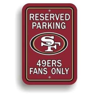 FMD90205   Parking Sign   NFL Football   San Francisco 49ers 49ers 