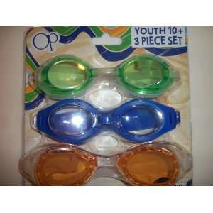  OP Youth 10+ Swim Goggles 3 Piece Set