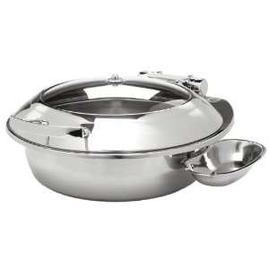  Dish With Glass Lid For Induction Buffet Warmers