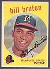 1959 Topps Baseball #165   Bill Bruton   Milwaukee Brav