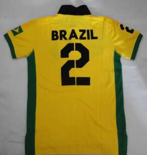 New Ralph Lauren Mens Big Pony Polo Shirt Brazil Flag No.2  