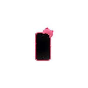   Case Kitten Silicone Case Rose Hot Pink Cell Phones & Accessories