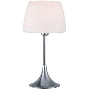  Gum Drop Table Lamp 17hx8.5w Frost