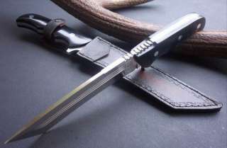   5mm 1/3 Thick Custom Big Heavy Survival Camping Hunting Knife  