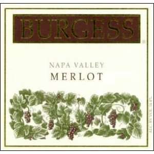  2007 Burgess Cellars Napa Merlot 750ml Grocery & Gourmet 