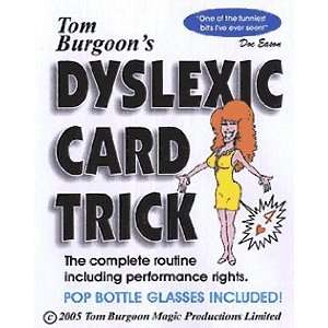  Tom Burgoons Dyslexic Card Trick Toys & Games