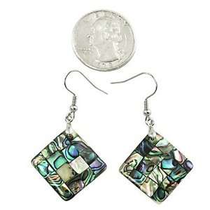  Abalone Square Dangle Earrings Fashion Jewelry Jewelry
