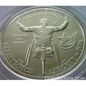    1996 Centennial Olympics Wheelchair Silver Dollar Toys & Games