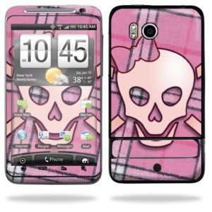   HTC Thunderbolt 4G Verizon   Pink Bow Skull Cell Phones & Accessories