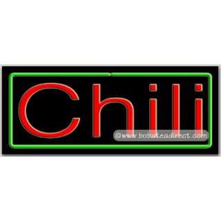 Chili Neon Sign (13H x 32L x 3D)  Grocery & Gourmet 